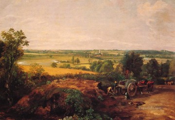  john - View of Dedham Romantic John Constable